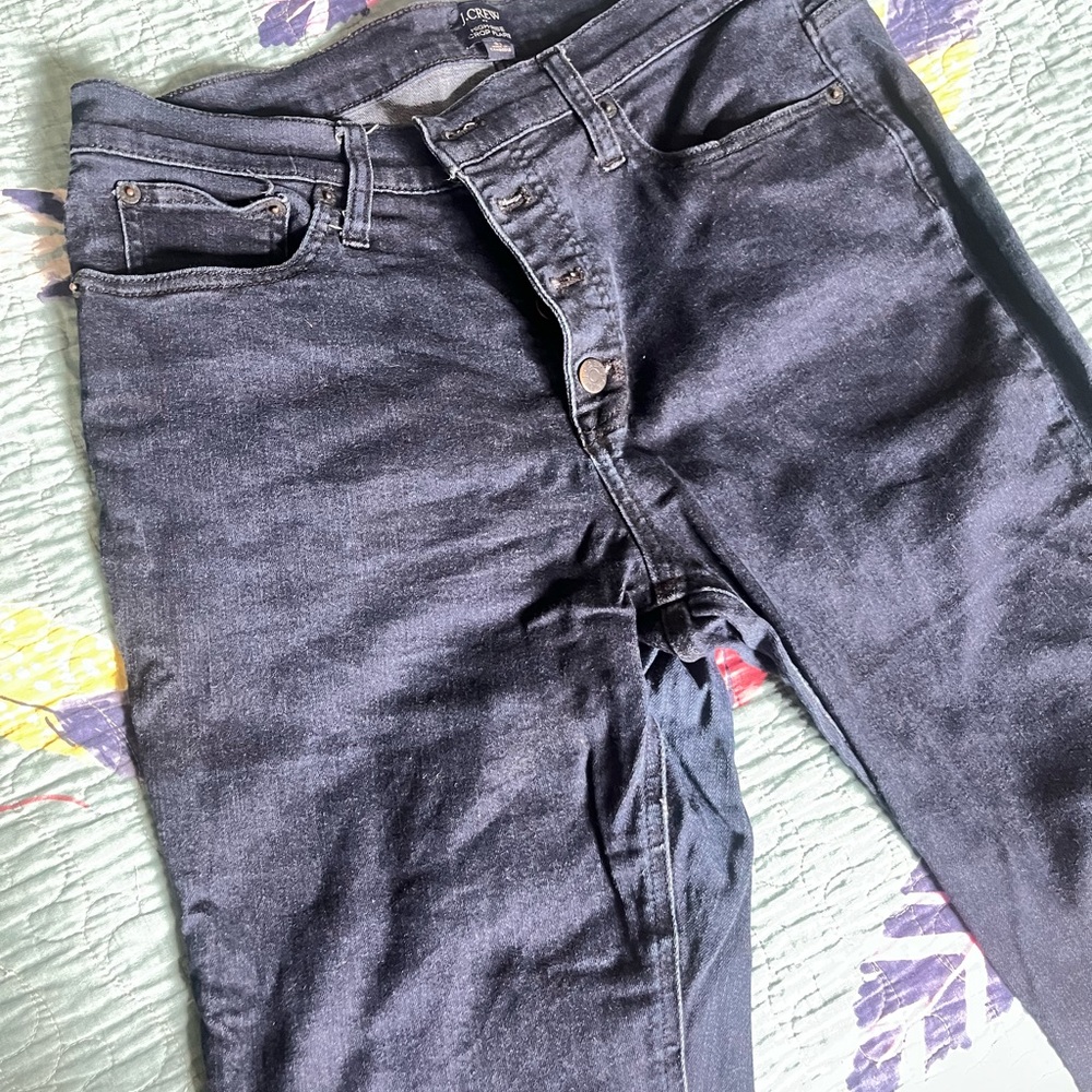 J. Crew Dark Blue Skinny Jeans